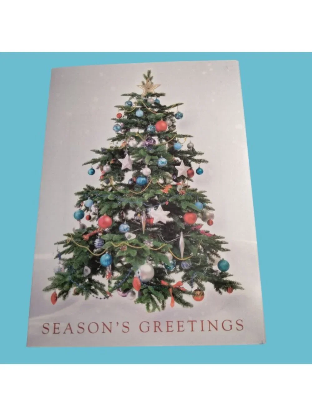 Seasons Greetings Christmas Card Sugar Cookie Recipe